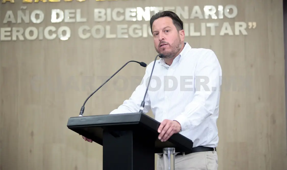 Juan Salvador Camacho manifestó sus argumentos en torno a la Iniciativa de Ley Orgánica del Tribunal de Justicia. CP