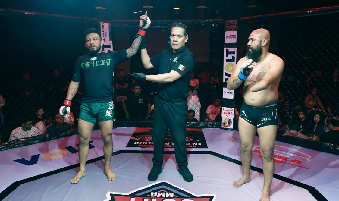 Lleno total en Fauna Club para la electrizante tercera cartelera de GOAT MMA Greatest of All Techniques.