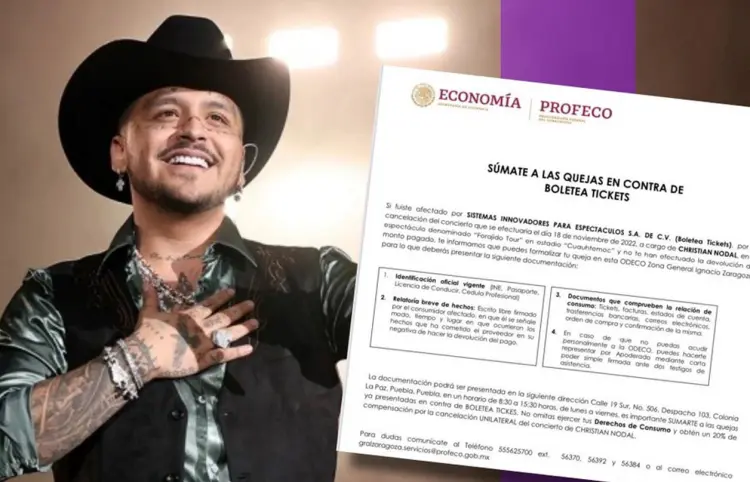 Demandarán a Nodal ante Profeco