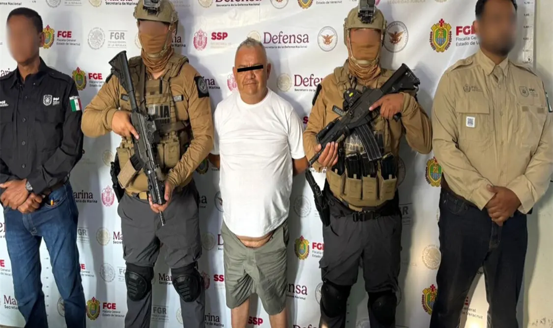 El detenido fue trasladado e ingresado a un penal en el Estado de México. Cortesía