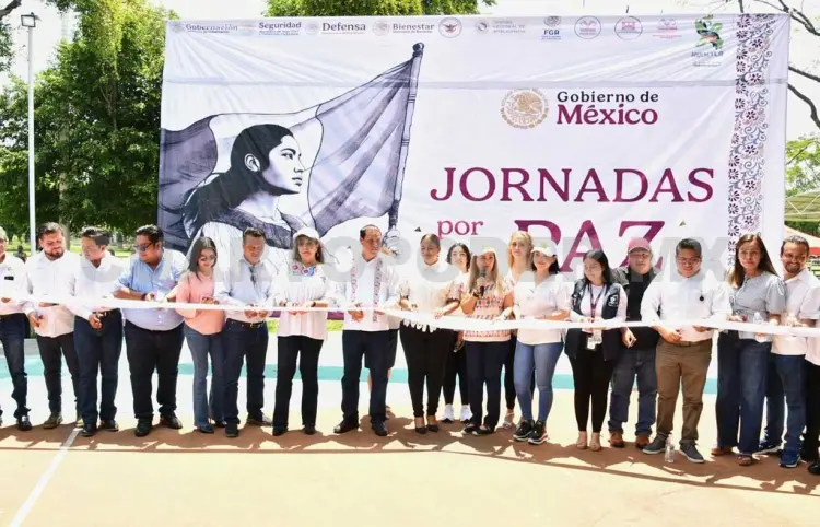 Realizan Jornadas por la Paz en Huixtla