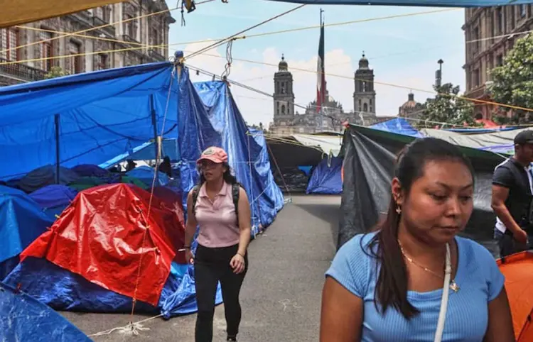 Así ha sido la estancia de maestros en la CDMX