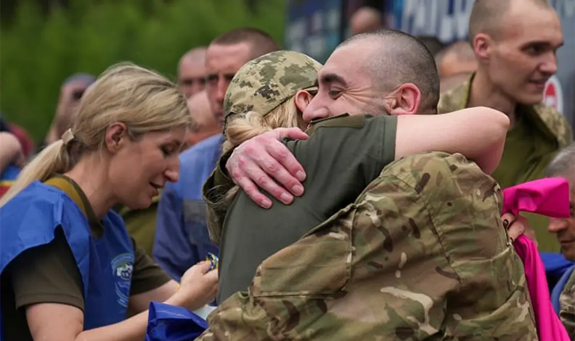 Es el segundo día del canje acordado entre Moscú y Kiev. Cortesía