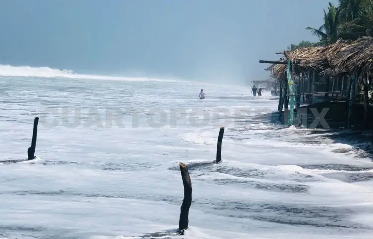 Preocupa fenómeno de mar de fondo