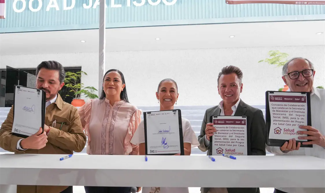 Claudia Sheinbaum Pardo encabezó la Asamblea del Programa Salud Casa por Casa. Cortesía