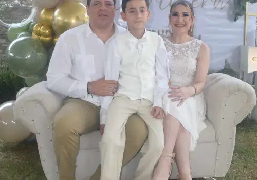 Rubén hizo su primera comunión