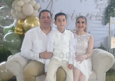 Rubén hizo su primera comunión