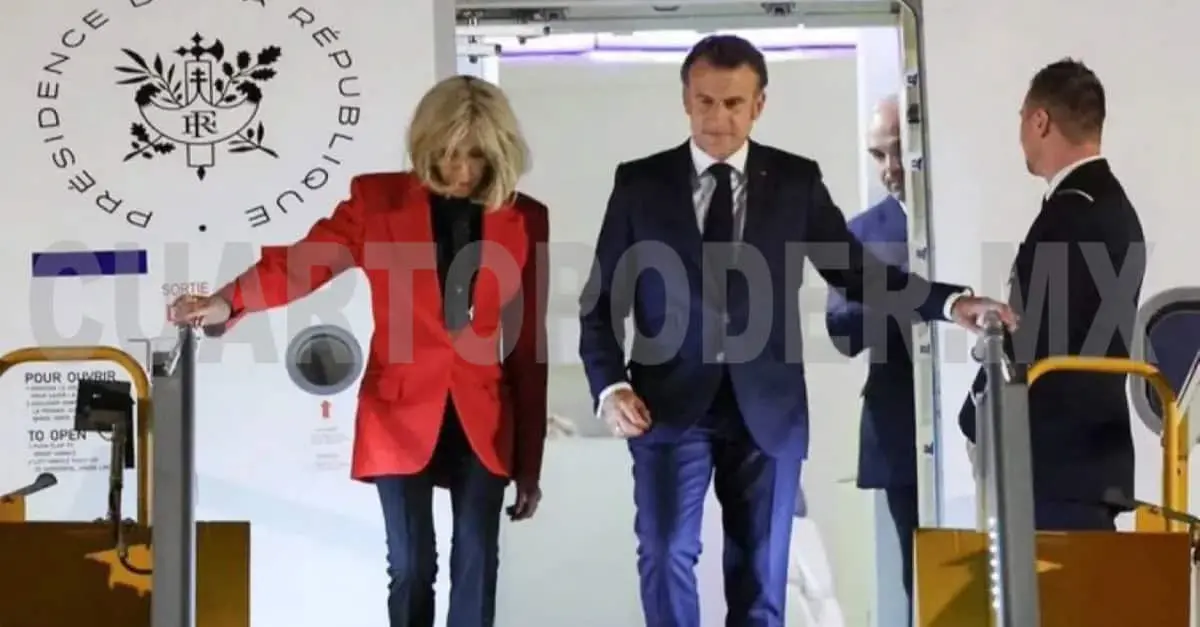 Macron desmiente pelea doméstica al llegar a Vietnam