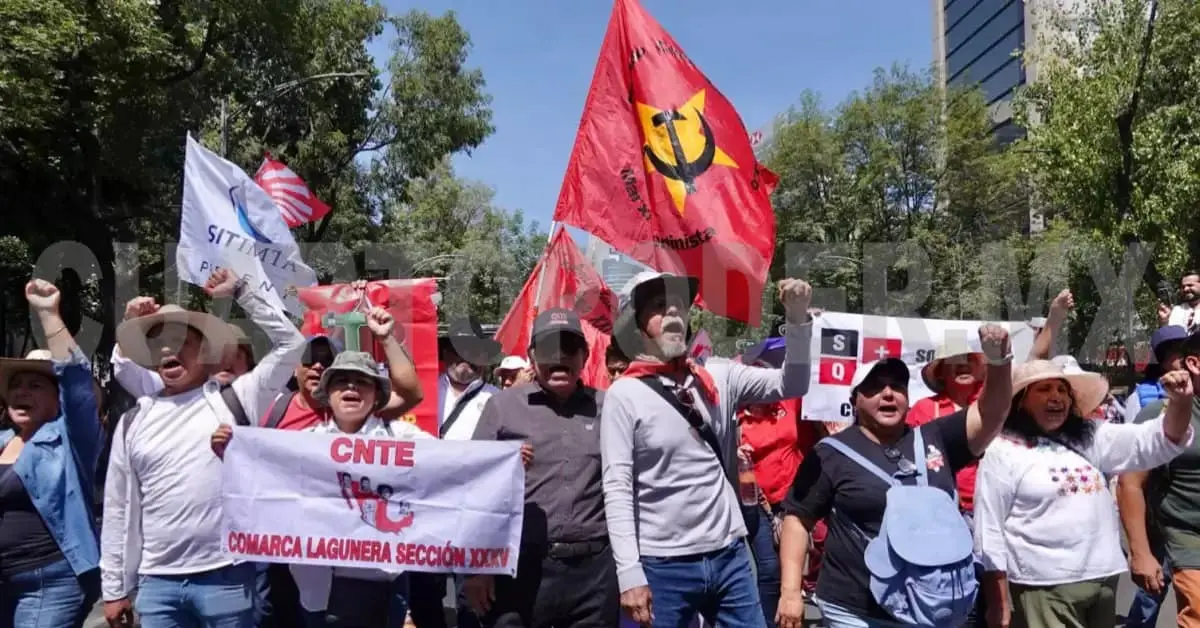 CNTE rechaza acusación de Sheinbaum de actuar como la derecha y afirma no tener vínculos partidistas