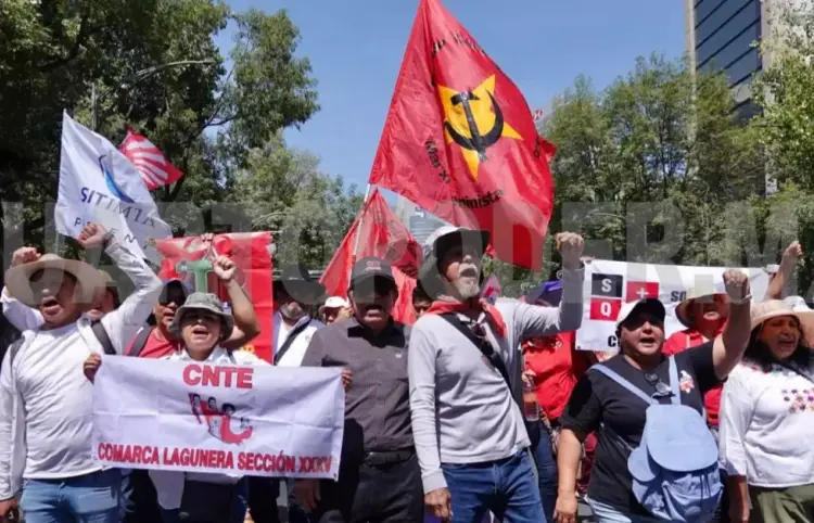 CNTE rechaza acusación de Sheinbaum de actuar como la derecha y afirma no tener vínculos partidistas