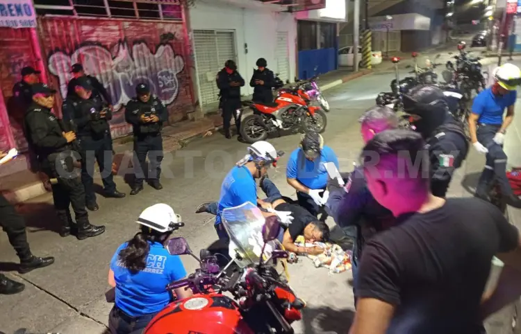 Golpean a hombre por resistirse a un violento asalto