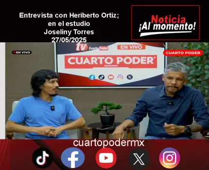 Entrevista con Heriberto Ortiz; en el estudio Joseliny Torres