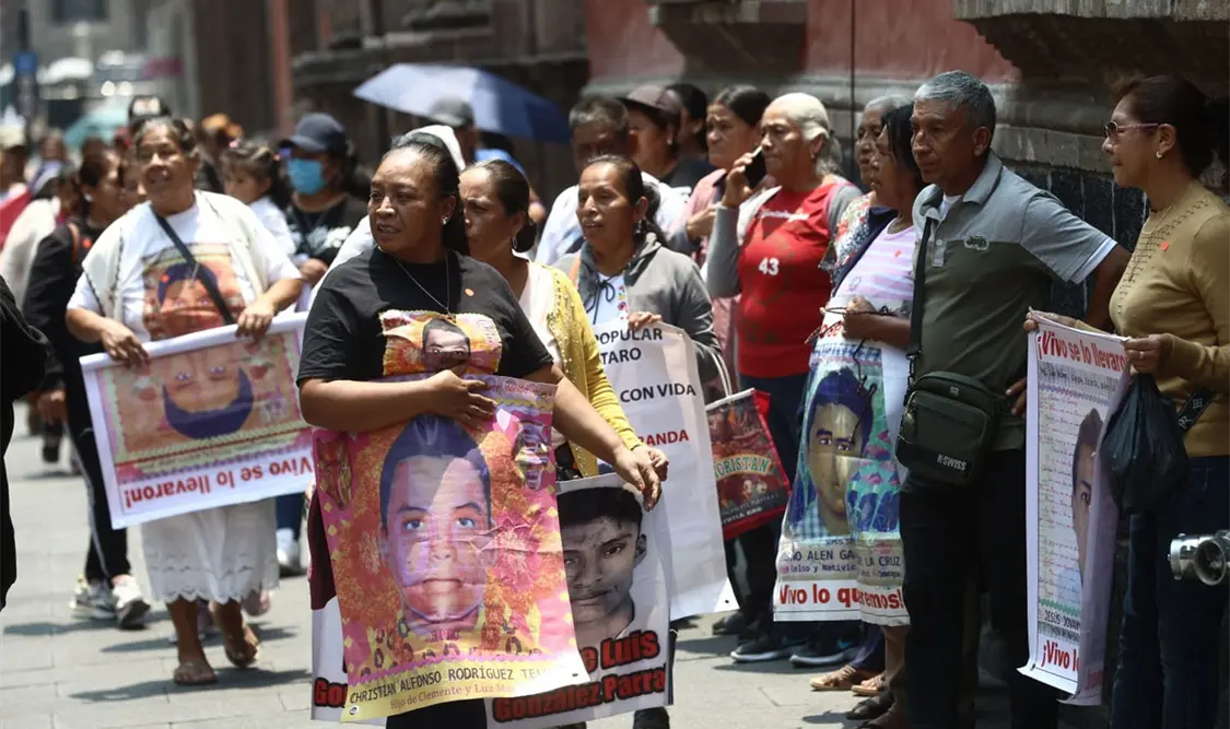 En la reunión con la presidenta Claudia Sheinbaum, familiares también tocaron el tema de la búsqueda en campo. El Universal