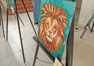 Niñas y niños exponen su arte