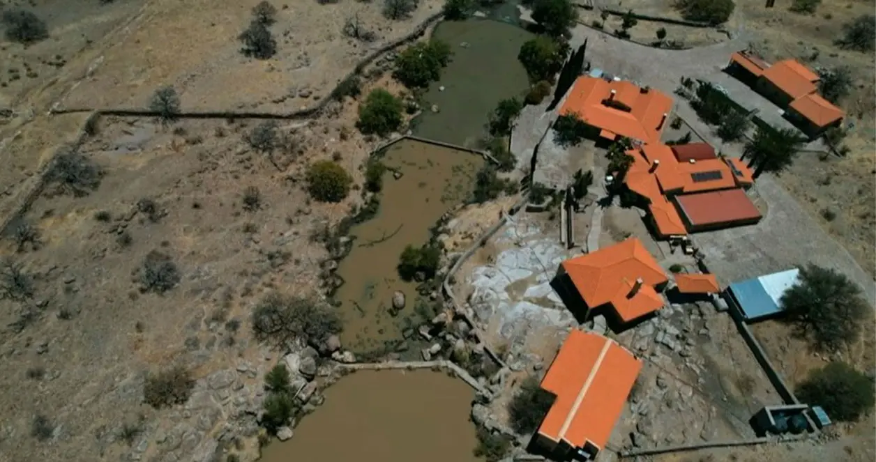 Las represas ilegales estaban ubicadas dentro del rancho “El Saucito”. Cortesía