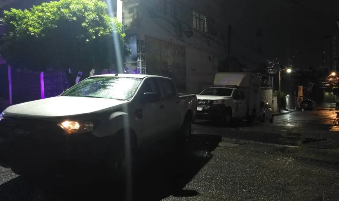 Los autores materiales pretendían robar la camioneta. Cortesía