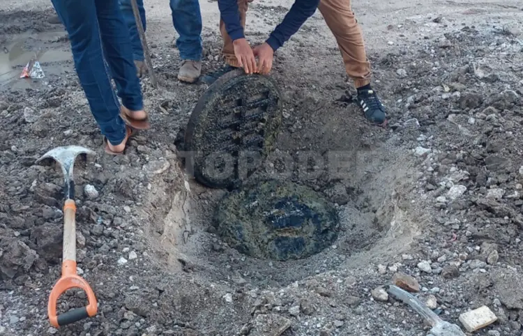 Exigen colonos atender drenaje en mal estado