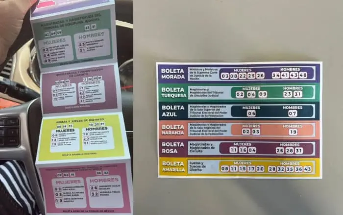 El INE aprobó medidas inhibitorias para que las personas responsables se abstengan de producir y distribuir acordeones. Cortesía