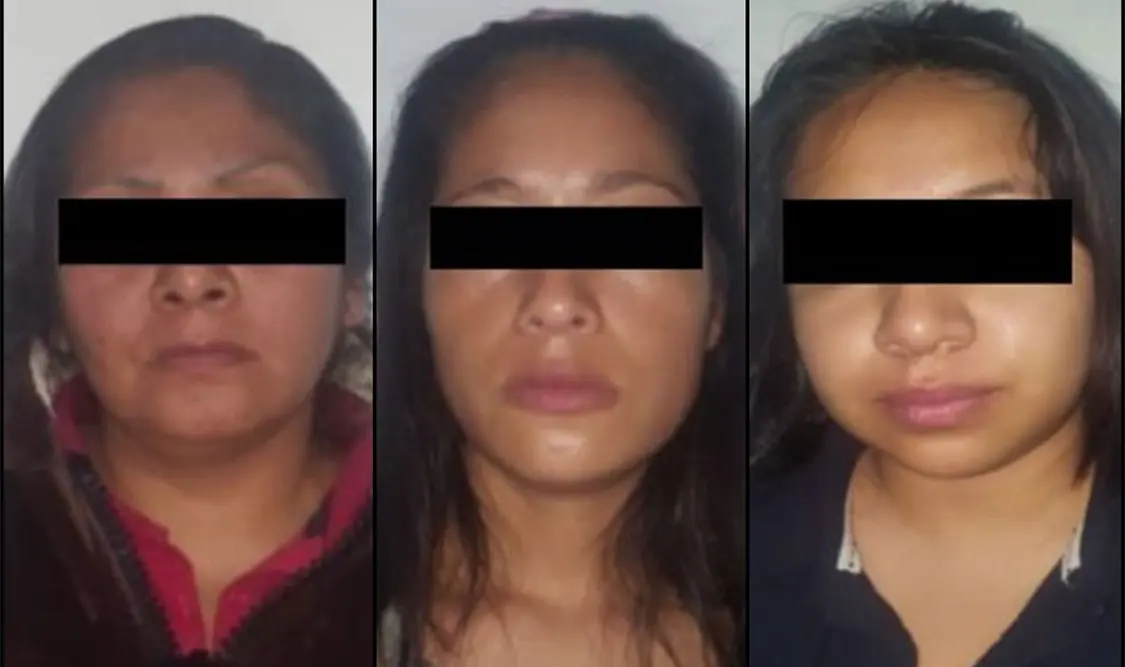 Las detenidas se encontraban con las víctimas. Cortesía