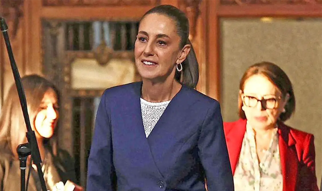 La mandataria federal reiteró que en materia de seguridad no puede haber descanso. Cortesía