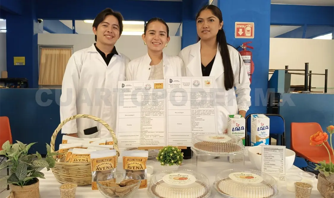 Algunos productos que desarrollaron son muy innovadores, como galletas hechas cien por ciento de harina de avena. Cortesía