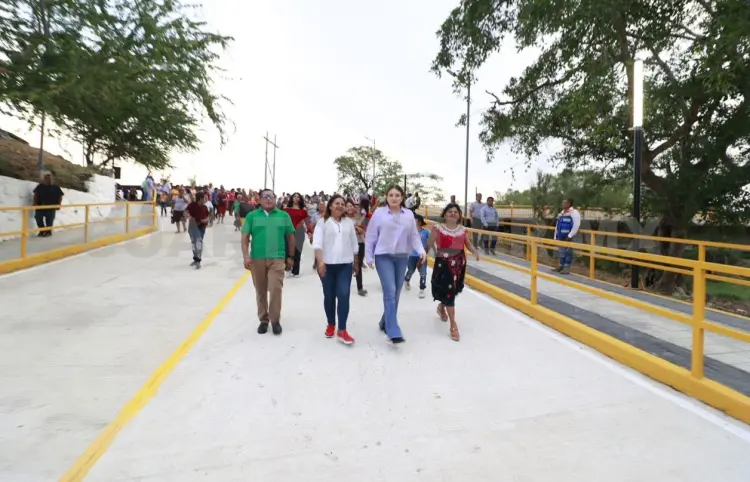 Inaugura Valeria Rosales el Sendero Seguro