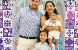 Damián fue bautizado