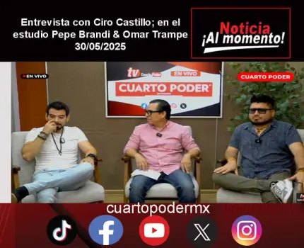 Entrevista con Ciro Castillo; en el estudio Pepe Brandi & Omar Trampe