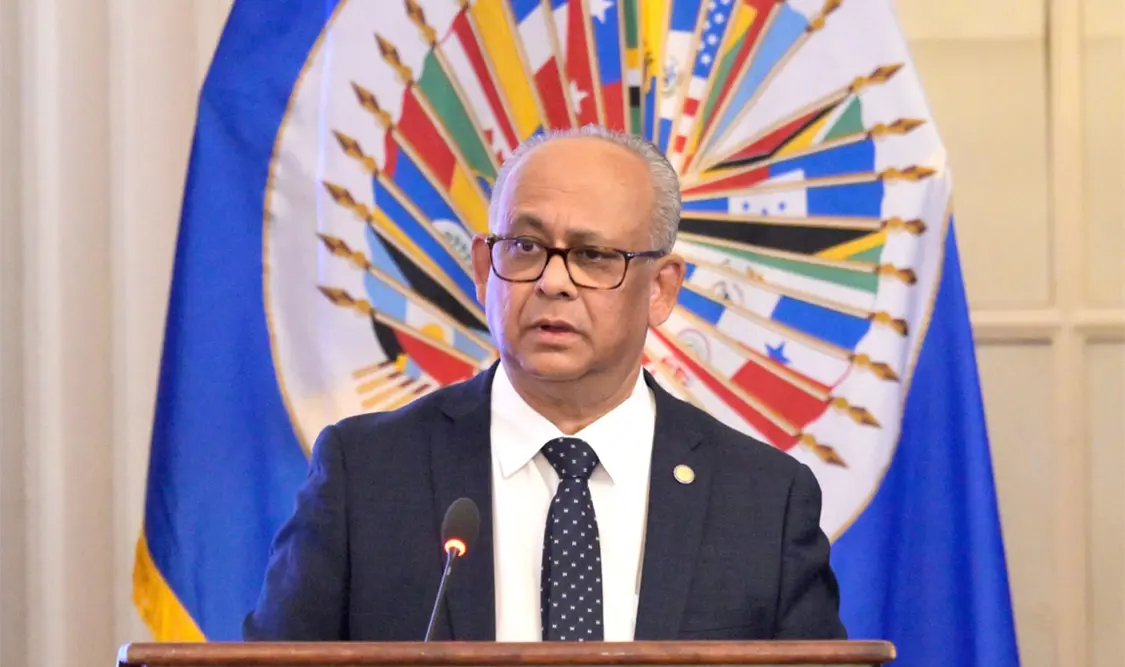 El surinamés Albert Ramdin pone la crisis de Haití como su más alta prioridad. Cortesía