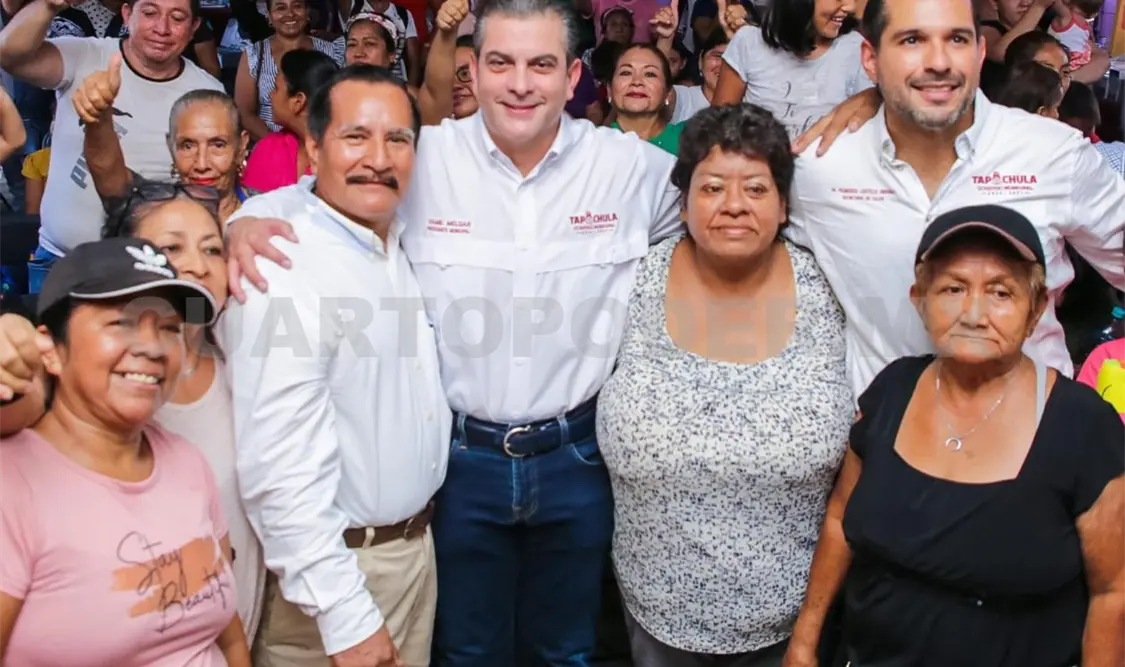 El presidente municipal, Yamil Melgar, encabezó la brigada de salud que llegó a Vida Mejor de Tapachula. Cortesía