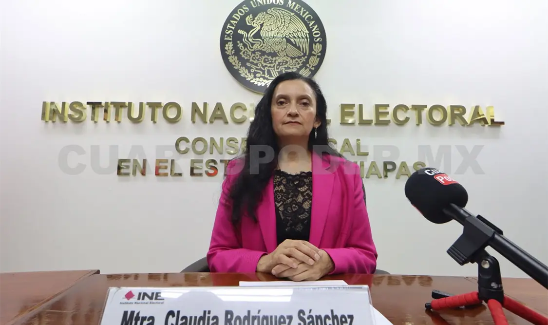 En Chiapas no hay denuncias de distribución de acordeones para las elecciones, dijo Rodríguez Sánchez. Diego Pérez / CP