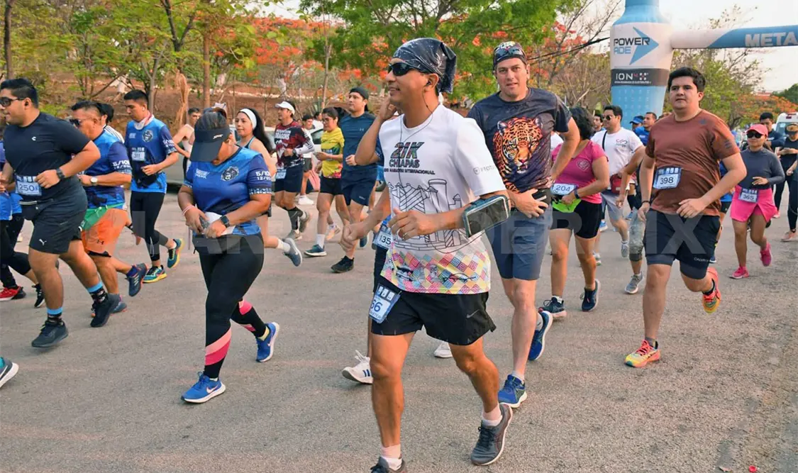 Participantes de todas las edades podrán disfrutar el Running Day Chiapas 2025, este domingo 1 de junio, en Tuxtla Gutiérrez. Cortesía