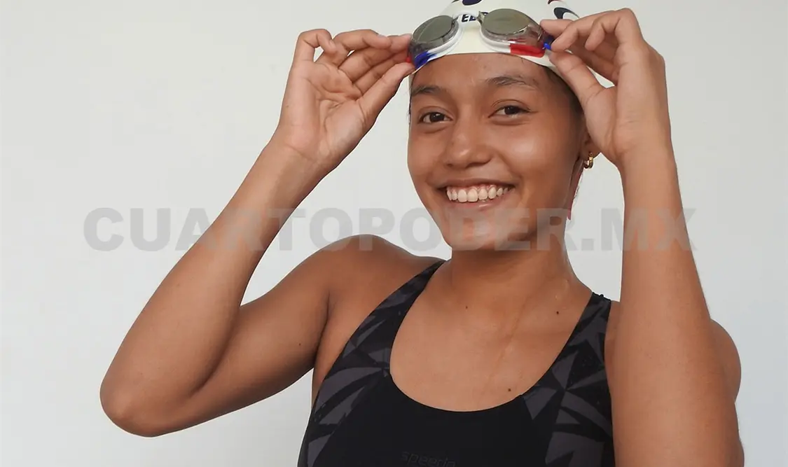 Quiana Tovilla Santiago, nadadora especialista en pruebas del estilo de pecho. Cortesía