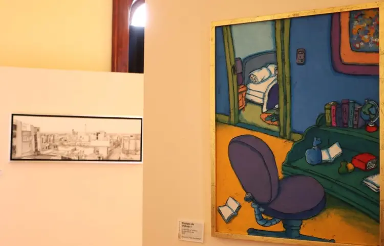 Arte de la vida urbana en Palacio Postal