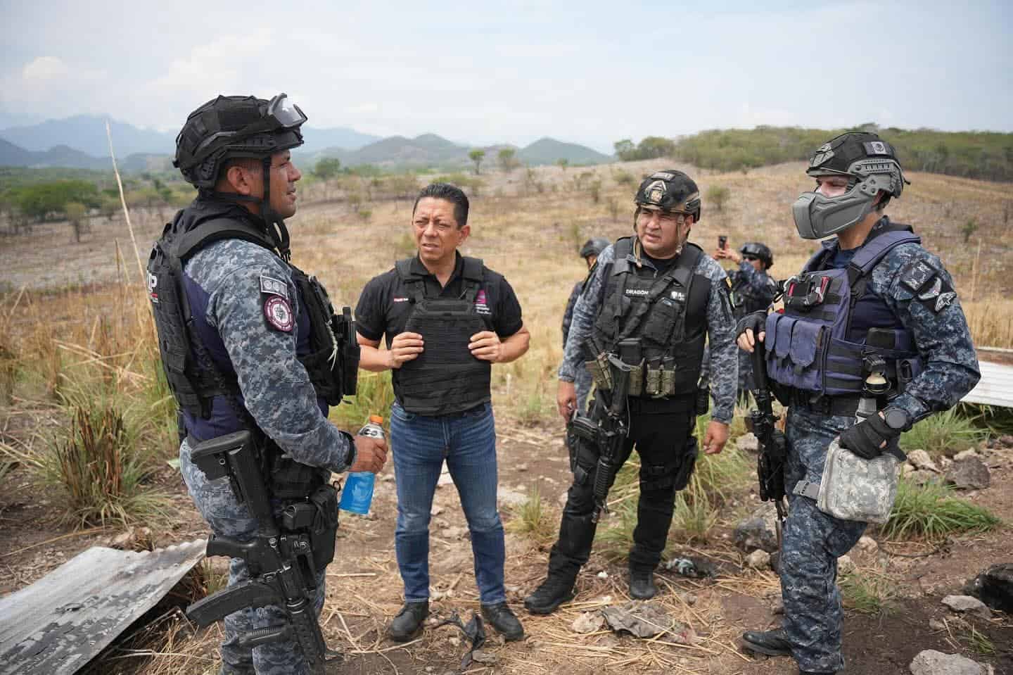 SSP y FGE encabezan operativo interinstitucional en Frontera Comalapa