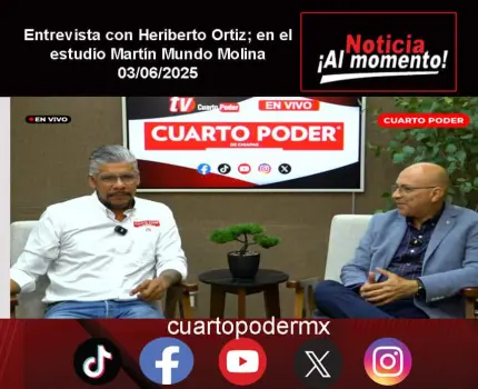 Entrevista con Heriberto Ortiz; en el estudio Martín Mundo Molina