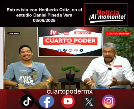 Entrevista con Heriberto Ortiz; en el estudio Daniel Pineda Vera