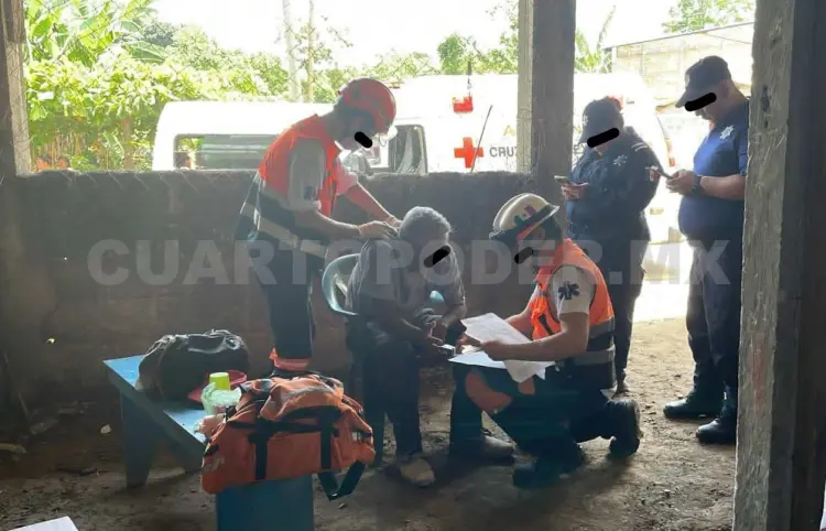 Sufre quemaduras graves por descarga eléctrica