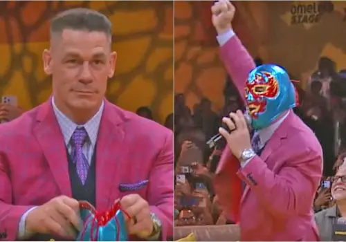 John Cena rinde homenaje a Dos Caras