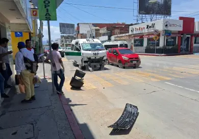 Se pasa la preferencia y provoca aparatosa colisión
