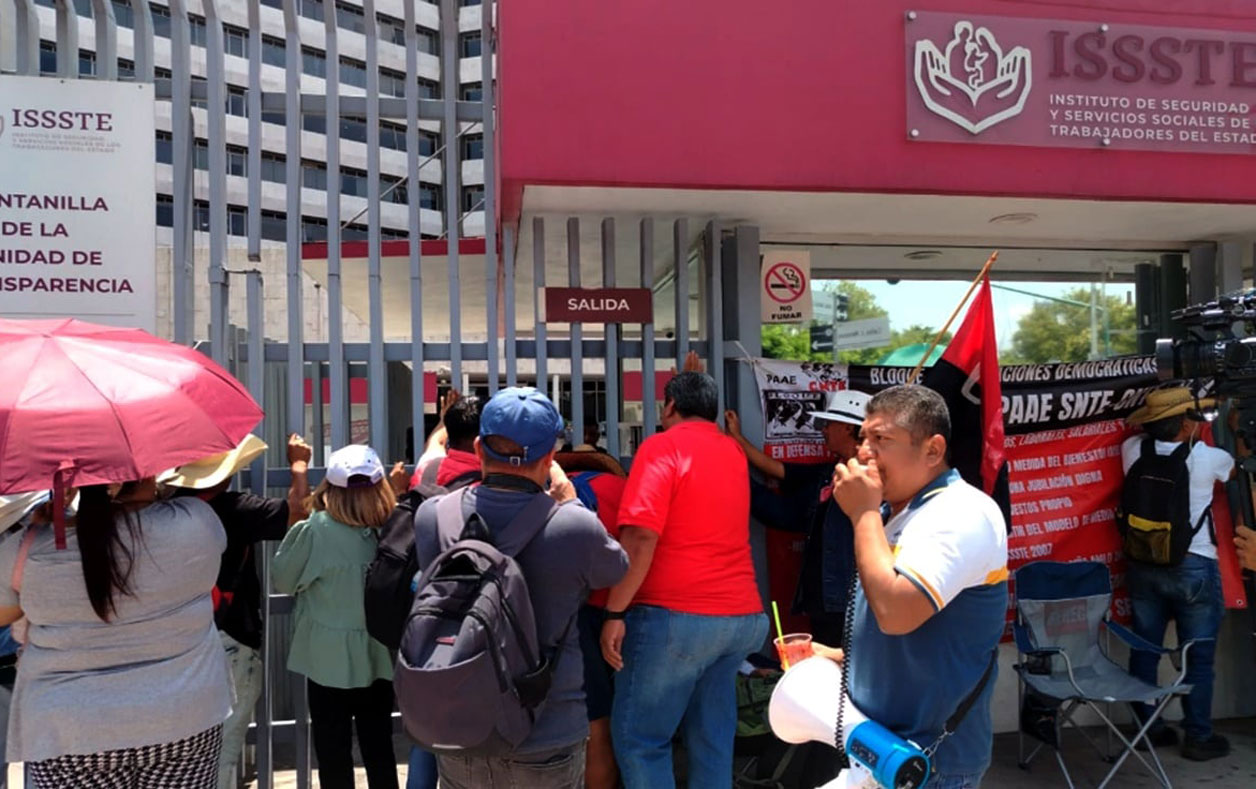 Trabajadores del PJ local realizan paro laboral