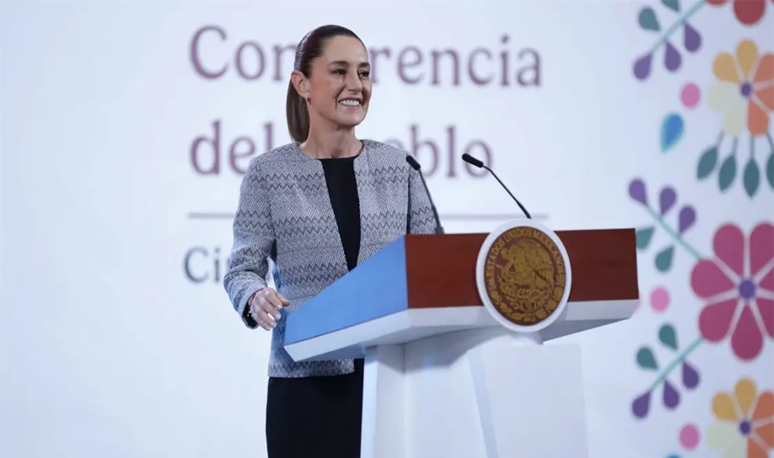 Así como tenemos una coordinación con EE. UU. por nuestra frontera, de la misma manera buscamos una colaboración con el Gobierno de Colombia, dijo la mandataria este jueves. Cortesía