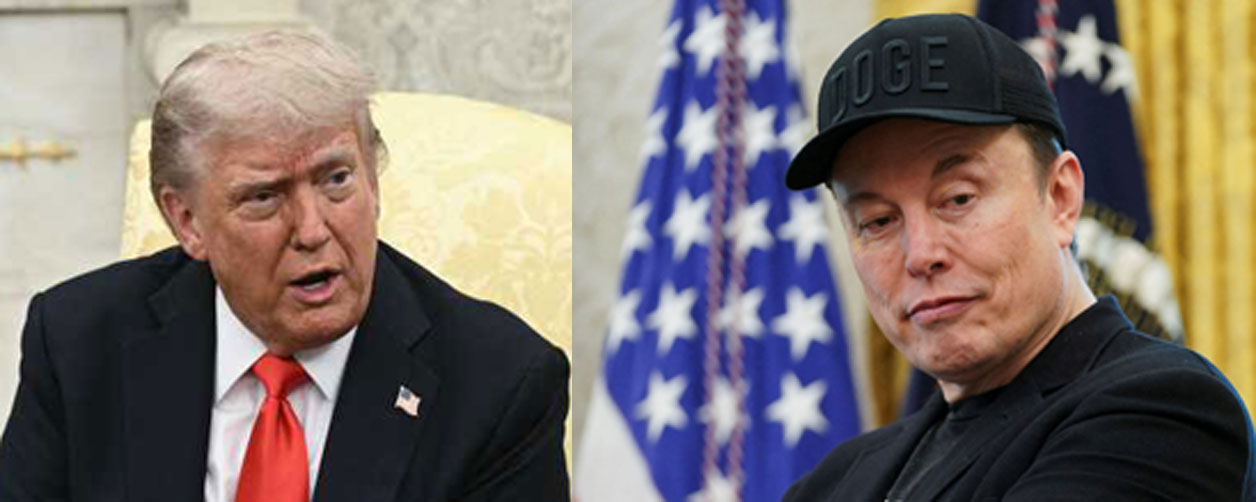 Relación entre Trump-Elon Musk se derrumba
