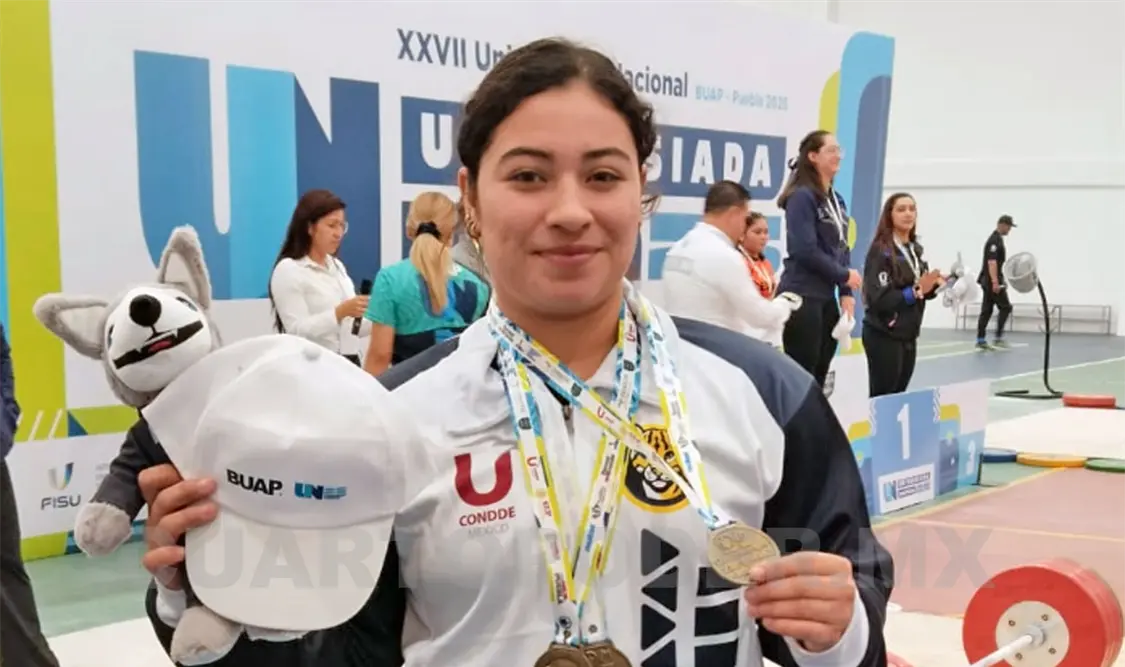 Xilari Fuentes conquista la Universiada Nacional 2025 al conseguir tres medallas doradas