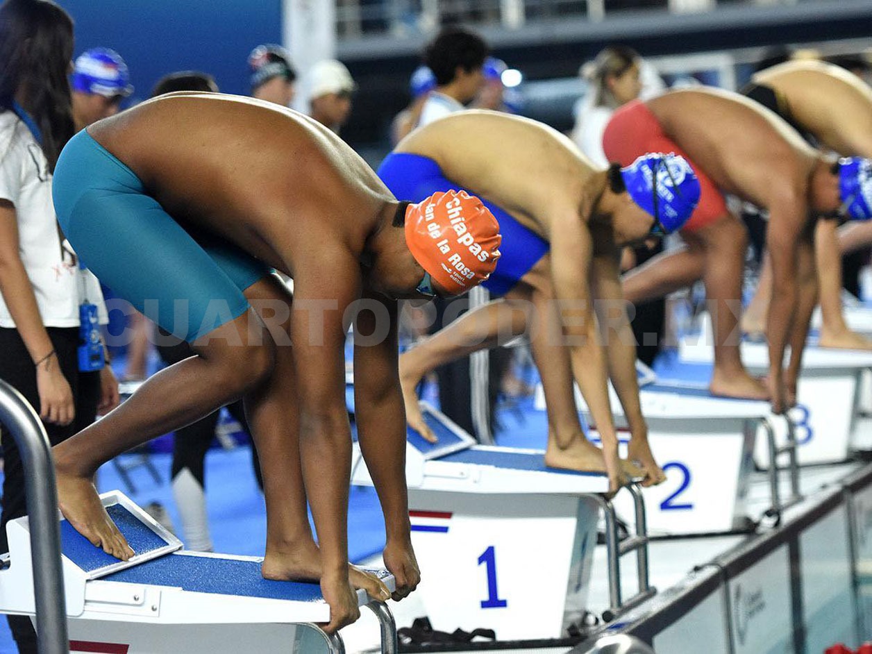 Natación suma dos medallas para Chiapas