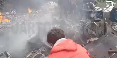 Avioneta se desploma en la zona alta de Tapachula; no habría sobrevivientes