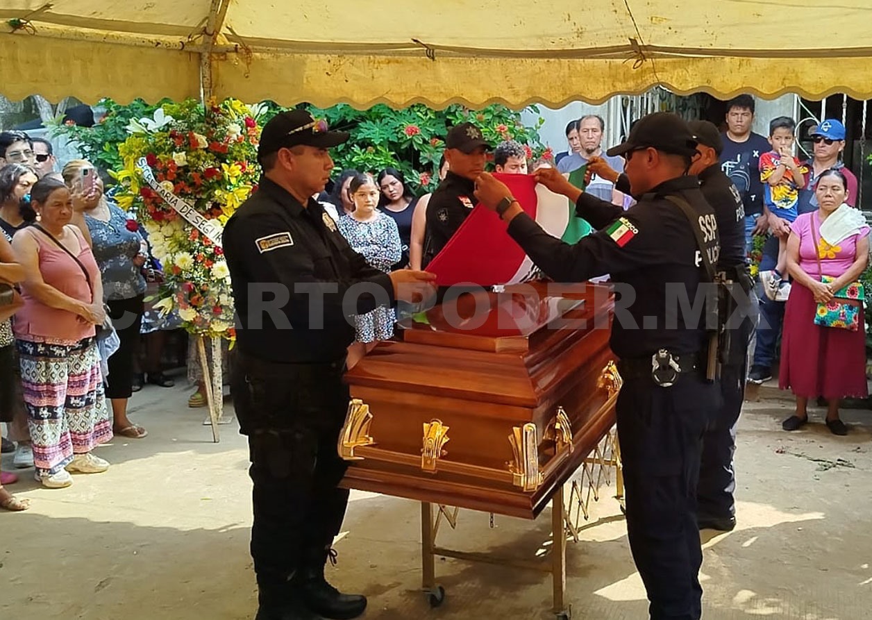 Dan el último adiós a los cinco policías