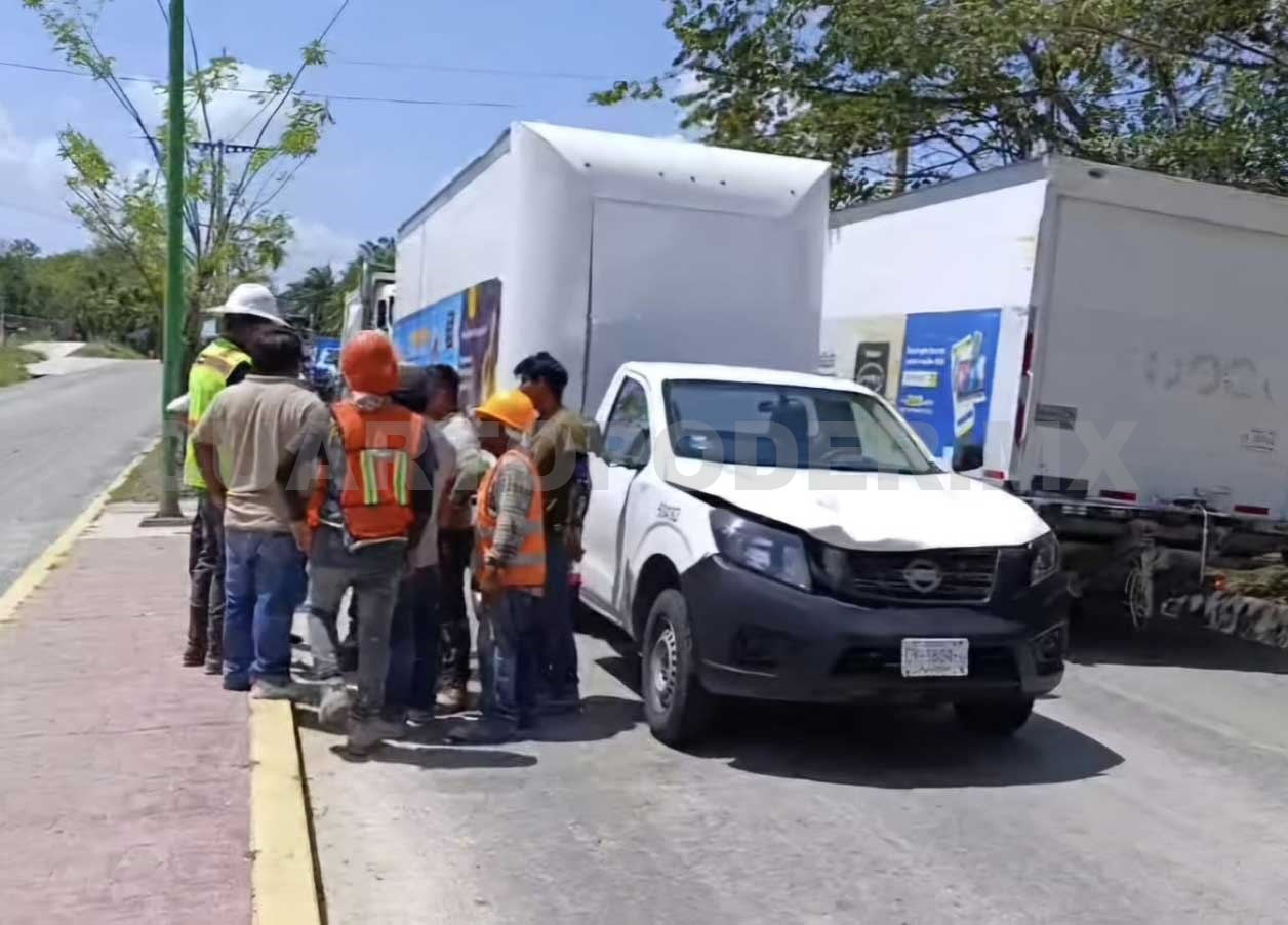 Atropellan a obrero y resulta malherido