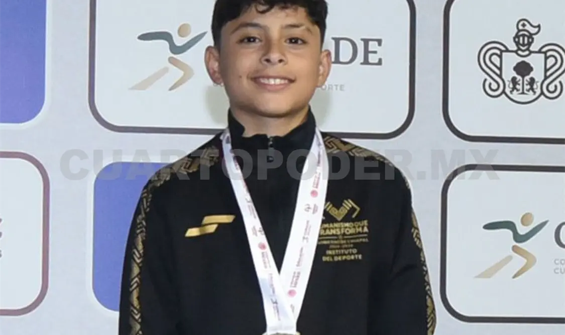 Matheo Sánchez Jiménez consiguió medalla de oro en la prueba de los 300 metros +D y plata en 4 kilómetros eliminación. Cortesía