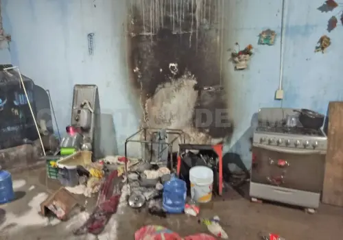 Se registra conato de incendio en Patria Nueva